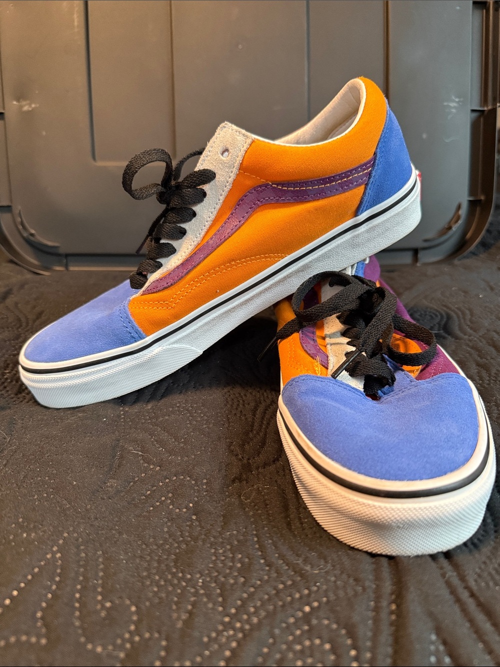 Vans Multi-Color Suede & Canvas old skool